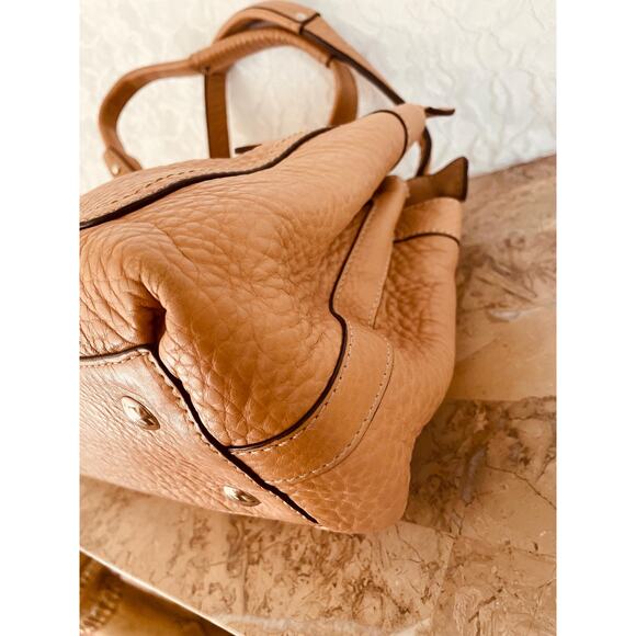 Coach penelope F14686 light melon pebble Leather Satchel BAG PURSE - Picture 7 of 9